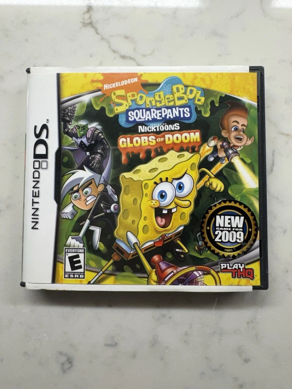 Nintendo DS SpongeBob SquarePants Nicktoons Globs of Doom Game